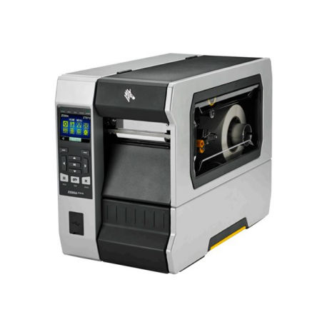 Zebra ZT610 - Label printer - direct thermal  /  thermal transfer - Roll (11.4 cm) - 300 dpi - up to 305 mm / sec - USB 2.0, serial, Gigabit LAN, USB host, NFC, Bluetooth 4.0 - tear bar - 1