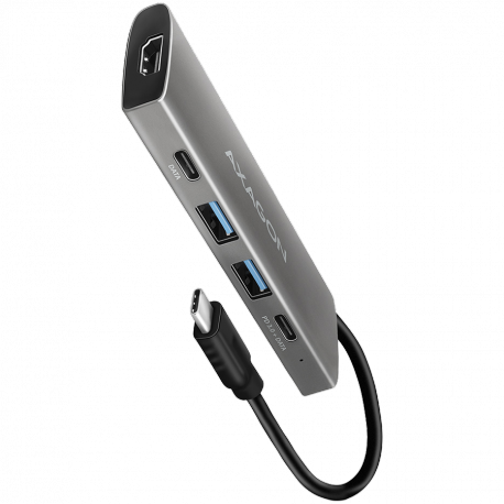 AXAGON HMC-5G2 2x USB-A + 2x USB-C + HDMI, USB-C 3.2 Gen 2 10Gbps hub, PD 60W