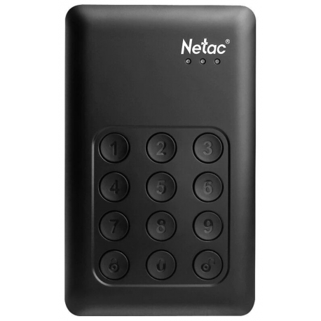 External HDD|NETAC|NT05K390K-001T-30BK|1TB|USB 3.0|Buffer memory size 8 MB|Colour Black|NT05K390K-001T-30BK