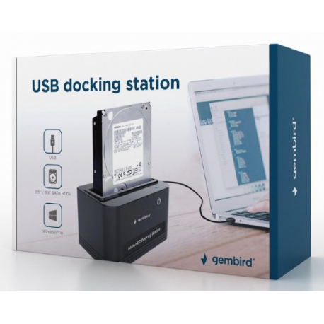 GEMBIRD USB docking station for 2.5 and 3.5inch SATA hard drives