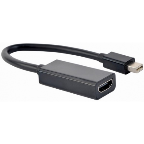 Cablexpert - Adapter - Mini DisplayPort male to HDMI female - 15 cm - black - 4K support - 0