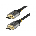 StarTech.com 10ft (3m) HDMI 2.1 Cable, Certified Ultra High Speed HDMI Cable 48Gbps, 8K 60Hz / 4K 120Hz HDR10+ eARC, Ultra HD 8K HDMI Cable / Cord w / TPE Jacket, For UHD Monitor / TV / Display - Dolby Vision / Atmos, DTS-HD (HDMM21V3M) - Ultra High Speed - HDMI cable with Ethernet - HDMI male to HDMI male - 3 m - shielded - grey, black - passive, 4K120Hz support, 8K60Hz (7680 x 4320) support