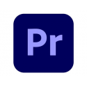 Adobe Premiere Pro CC for teams - Subscription Renewal (1 year) - 1 named user - academic - Value Incentive Plan - Level 1 (1-49) - Win, Mac - Multi European Languages