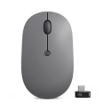 Lenovo Go - Mouse - ergonomic - right and left-handed - blue optical - 5 buttons - wireless - 2.4 GHz - USB-C wireless receiver - storm grey - for ThinkBook 14 G4+ IAP; ThinkPad E14 Gen 4; E15 Gen 4; X1 Carbon Gen 10; ThinkStation P360