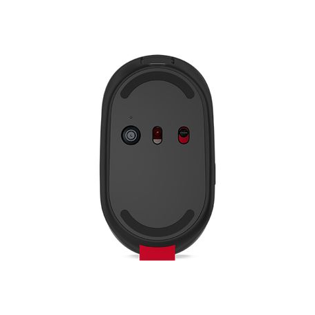Lenovo Go Multi-device - Mouse - blue optical - 3 buttons - wireless - 2.4 GHz, Bluetooth 5.0 - USB-C wireless receiver - thunder black - for ThinkCentre M70q Gen 2; ThinkPad E14 Gen 4; E15 Gen 4; X1 Carbon Gen 10; ThinkStation P360 - 5