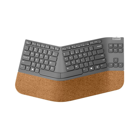 Lenovo Go Split - Keyboard - wireless - 2.4 GHz - Nordic - storm grey - for ThinkBook 14 G3 ITL; 15 G3 ITL; ThinkCentre M75; M75s Gen 2; M75t Gen 2; ThinkStation P34X - 0