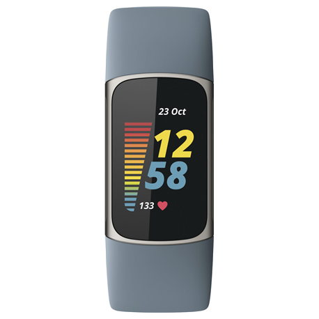 Fitbit Charge 5 Fitness tracker, GPS (satellite), AMOLED, Touchscreen, Heart rate monitor, Activity monitoring 24/7, Waterproof,