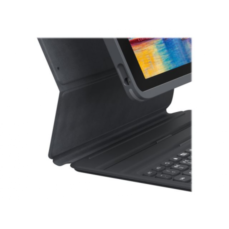 ZAGG Pro Keys - Keyboard and folio case - backlit - Bluetooth - Nordic - black / grey keyboard, black / grey case - for Apple 10.9-inch iPad Air (4th generation) - 13