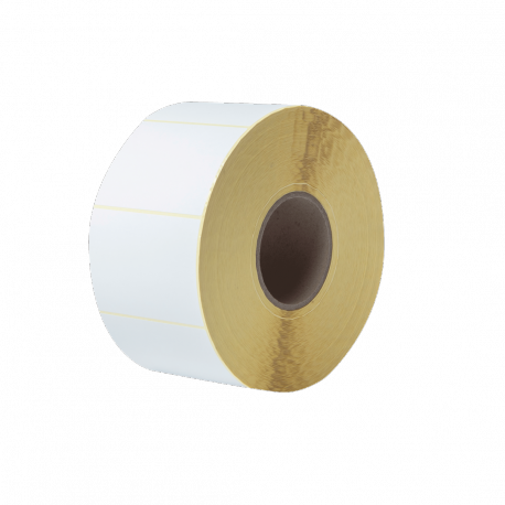 Brother Premium - Semi-glossy - top coated - white - 102 x 74 mm 11600 label(s) (4 roll(s) x 2900) die cut labels - for Brother TJ-4020, 4120; Titan Industrial Printer TJ-4021, 4121, 4420, 4422, 4520, 4522 - 0