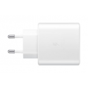 Samsung Travel Adapter EP-TA845 - Power adapter - 45 Watt - 3 A - SFC 2.0 (USB-C) - on cable: USB-C - white - for Galaxy A20, A50, A70, A8s, M30, M40, Note10, S20, S20 5G, S20+ 5G, Z Flip, Z Flip 5G