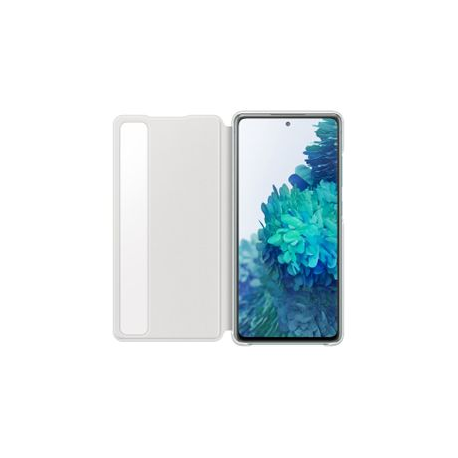 Samsung Clear View Cover EF-ZG780 - Flip cover for mobile phone - white - for Galaxy S20 FE, S20 FE 5G - 2
