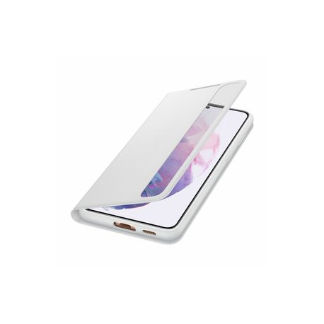 Samsung Smart Clear View Cover EF-ZG996 - Flip cover for mobile phone - light grey - for Galaxy S21+ 5G - 0