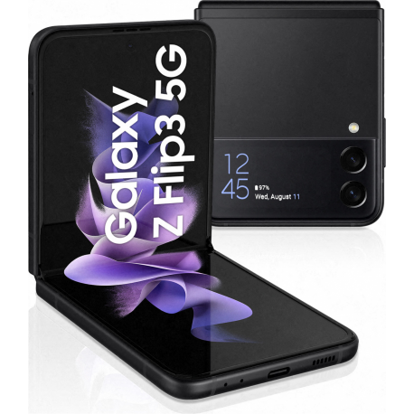 SAMSUNG SM-F711B Z Flip3 6.7inch 5G 256GB Phantom Black ANDROID