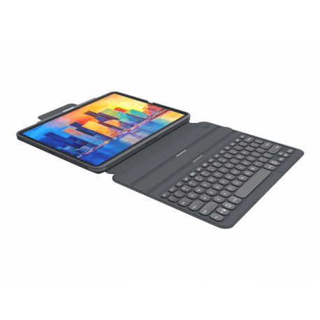ZAGG Pro Keys - Keyboard and folio case - backlit - Bluetooth - Nordic - black / grey keyboard, black / grey case - for Apple 11-inch iPad Pro (1st generation, 2nd generation, 3rd generation) - 5