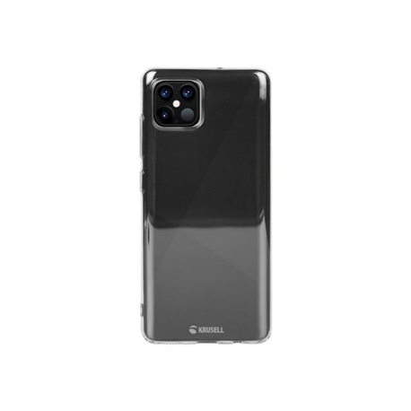 Krusell Softcover - Back cover for mobile phone - transparent - for Apple iPhone 12 mini - 1