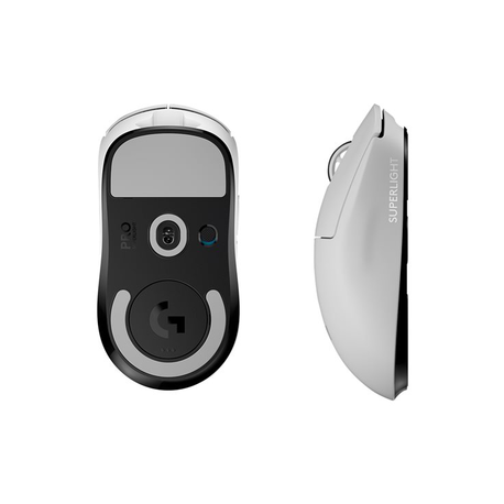 Logitech PRO X SUPERLIGHT Wireless Gaming Mouse - Mouse - optical - 5 buttons - wireless - LIGHTSPEED - Logitech LIGHTSPEED receiver - white - 8