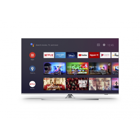 Philips 58PUS8506 - 58" Diagonal Class Performance 8500 Series LED-backlit LCD TV - Smart TV - Android TV - 4K UHD (2160p) 3840 x 2160 - HDR - light silver - 6