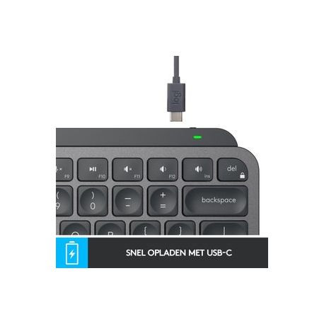LOGITECH MX Keys Mini Minimalist Wireless Illuminated Keyboard - GRAPHITE - INTNL (US)