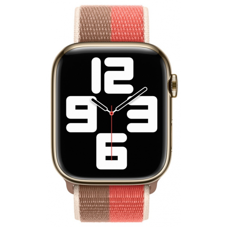 41MM PINK POMELO/TAN SPORT LOOP