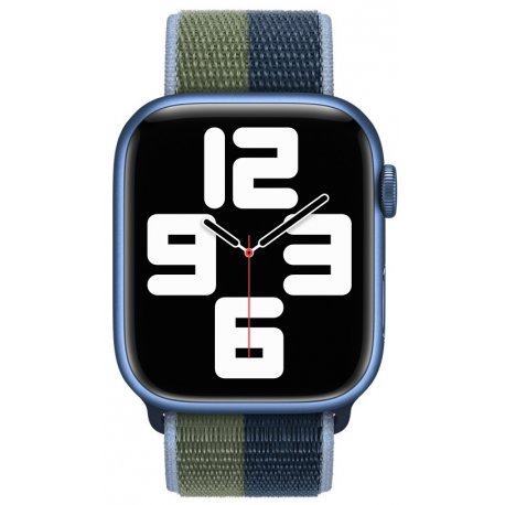 Apple - Loop for smart watch - Regular size - moss green, abyss blue - for Watch (38 mm, 40 mm, 41 mm) - 3