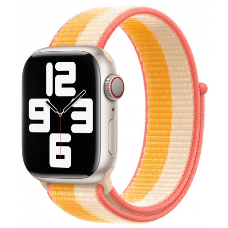 45MM MAIZE/WHITE SPORT LOOP