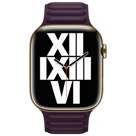Apple - Strap for smart watch - S / M size - dark cherry - for Watch (42 mm, 44 mm, 45 mm) - 3