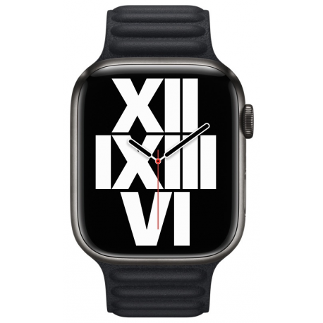 Apple - Strap for smart watch - S / M size - midnight - for Watch (42 mm, 44 mm, 45 mm) - 3