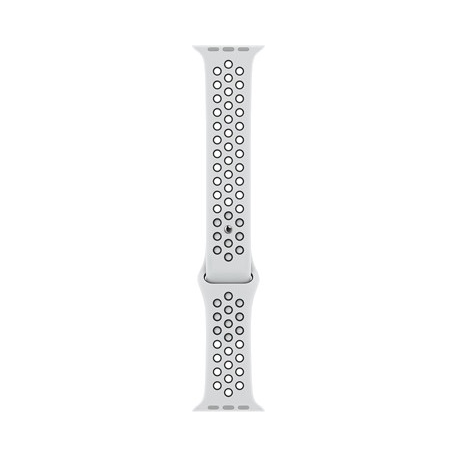 Apple Nike - Band for smart watch - 140-210 mm - black, pure platinum - for Watch (42 mm, 44 mm, 45 mm) - 1