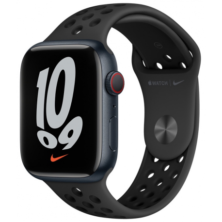 Apple Nike - Band for smart watch - 140-210 mm - black, anthracite - for Watch (42 mm, 44 mm, 45 mm) - 2