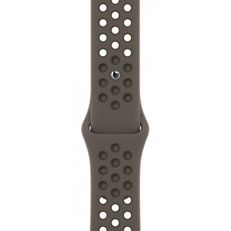 Apple Nike - Band for smart watch - 140-210 mm - cargo khaki, olive grey - for Watch (42 mm, 44 mm, 45 mm) - 0