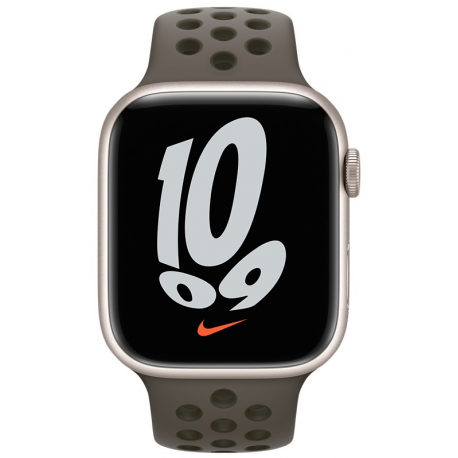 Apple Nike - Band for smart watch - 140-210 mm - cargo khaki, olive grey - for Watch (42 mm, 44 mm, 45 mm) - 3
