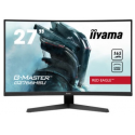 iiyama G-MASTER Red Eagle G2766HSU-B1 - LED monitor - curved - 27" - 1920 x 1080 Full HD (1080p) @ 165 Hz - VA - 250 cd / m² - 3000:1 - 1 ms - 2xHDMI, DisplayPort - speakers - matte black