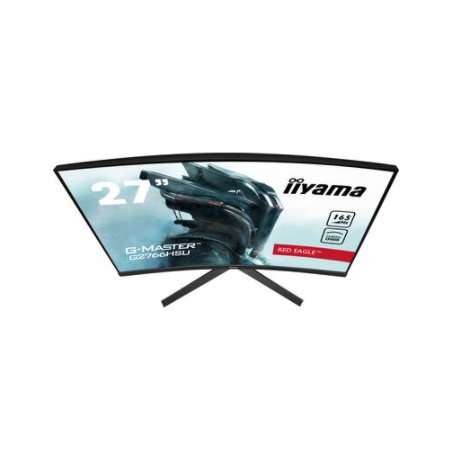 iiyama G-MASTER Red Eagle G2766HSU-B1 - LED monitor - curved - 27" - 1920 x 1080 Full HD (1080p) @ 165 Hz - VA - 250 cd / m² - 3000:1 - 1 ms - 2xHDMI, DisplayPort - speakers - matte black - 4
