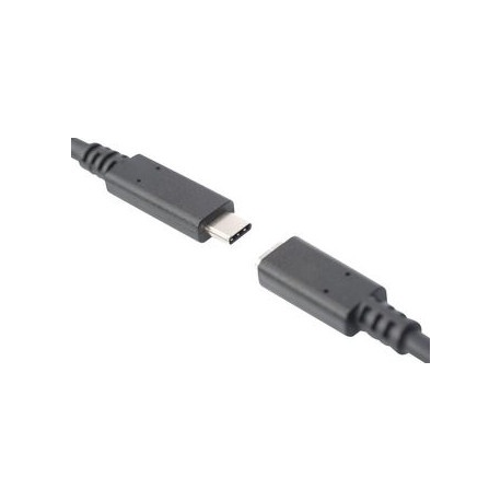 DIGITUS - USB extension cable - USB-C (M) to USB-C (F) - 20 V - 3 A - 2 m - 4K support - black - 3