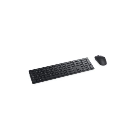 Dell Pro KM5221W - Retail Box - keyboard and mouse set - wireless - 2.4 GHz - QWERTY - US International - black - 6