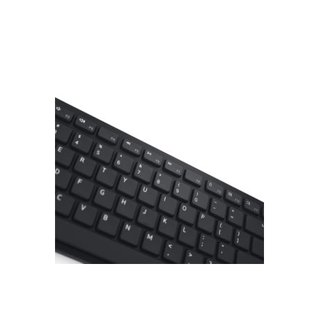 Dell Pro KM5221W - Retail Box - keyboard and mouse set - wireless - 2.4 GHz - QWERTY - US International - black - 9