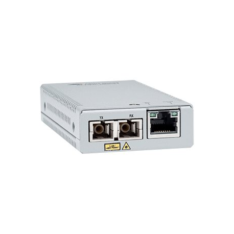Allied Telesis AT MMC2000LX/SC - Fibre media converter - GigE - 10Base-T, 1000Base-LX, 100Base-TX, 1000Base-T, 1000Base-SC - RJ-45 / LX/SC single-mode - up to 10 km - 1310 nm - TAA Compliant - 0