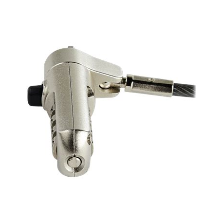 StarTech.com 6.5' (2m) Laptop Cable Lock, Nano Slot Compatible 4 Digit Combination Security Cable Lock, Serialized Anti-Theft Vinyl Coated Steel Cable Lock for Nano Slot Computer / Device - Nano Slot Laptop Lock (LTLOCKNANO) - Compatible with Kensington - security cable lock - 2 m - 2