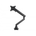 StarTech.com Desk Mount Monitor Arm with 2x USB 3.0 ports, Slim Full Motion Adjustable Single Monitor VESA Mount up to 17.6lbs (8kg) Display, Ergonomic Articulating Arm, Desk Clamp / Grommet - One-touch Adjustment (ARMSLIM2USB3) - Mounting kit (articulating arm, desk clamp mount, grommet clamp) - for LCD display /  curved LCD display (Slim Full-motion) - heavy duty aluminium - black - screen size: 17"-34" - desk-mountable
