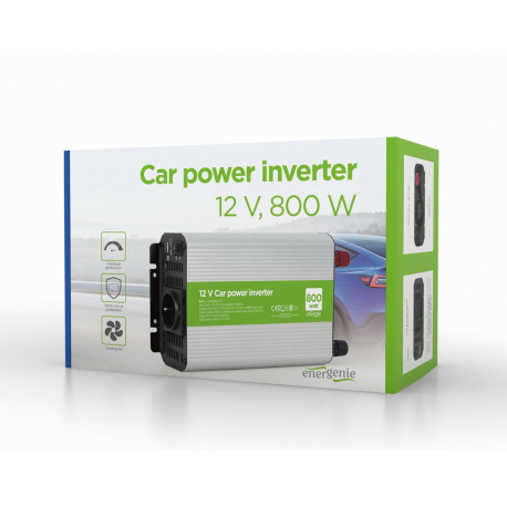 EnerGenie - DC to AC power inverter - DC 10 - 16 V - 800 Watt - 3