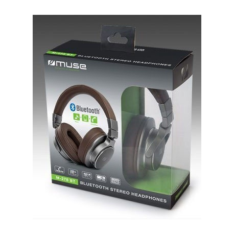 Muse Stereo Headphones M-278BT Headband, Over-ear, Brown - 4