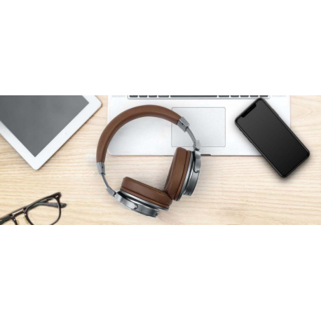 Muse Stereo Headphones M-278BT Headband, Over-ear, Brown - 5