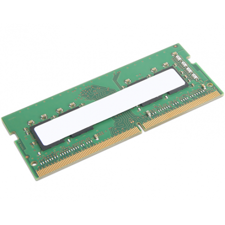 Lenovo - DDR4 - module - 4 GB - SO-DIMM 260-pin - 3200 MHz / PC4-25600 - unbuffered - non-ECC - CRU - green - for ThinkCentre M70a; M70q; M80q; M90a; M90q; ThinkPad E14 Gen 2; E15 Gen 2; L14 Gen 1; L15 Gen 1; ThinkStation P340 (Tiny); V14-ADA; V14-ARE; V14-IIL; V15-ADA; V15-IIL; V30a-22IML; V30a-24IML; V35s 07ADA - 0