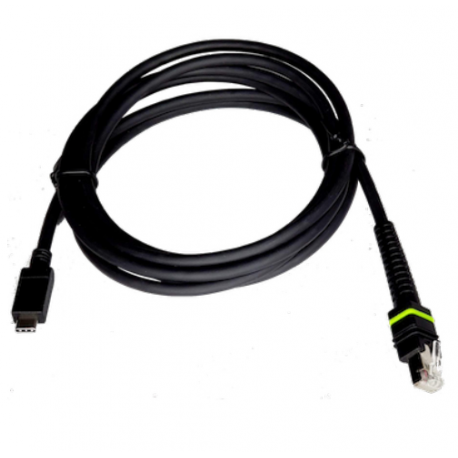 Zebra - USB cable - USB-C (M) to RJ-45 (M) - 1.2 A - 2.13 m - 0