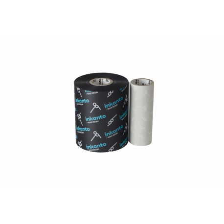 INKANTO thermal transfer ribbon, APR 6 wax/resin, 55mm, black