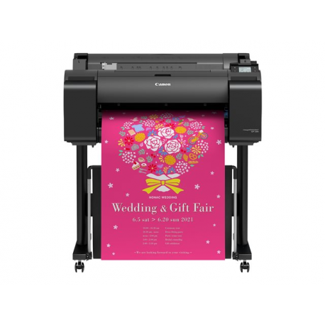 Canon imagePROGRAF GP-200 - 24" large-format printer - colour - ink-jet - Roll A1 (61.0 cm) - USB 2.0, Gigabit LAN, Wi-Fi(n), USB host - 9