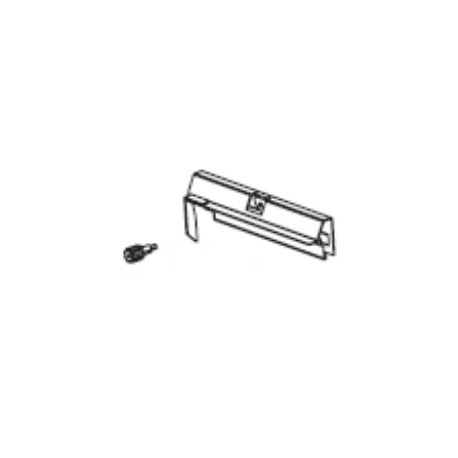 Zebra - Kit replacement static brush & cutter guard with the angled end sensor flag (old design) - 1