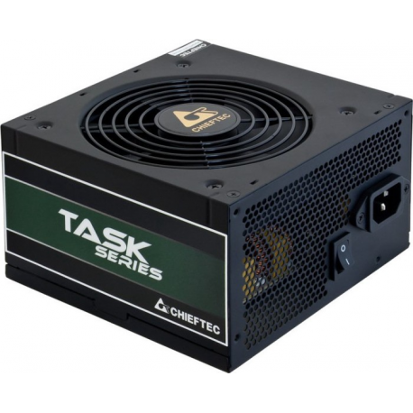 Chieftec TASK Series TPS-600S - Power supply (internal) - ATX12V 2.3 /  EPS12V /  PS / 2 - 80 PLUS Bronze - AC 100-240 V - 600 Watt - active PFC - 0