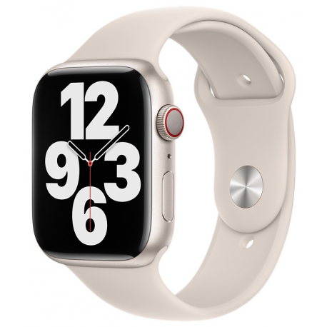 Apple - Band for smart watch - Regular size - starlight - for Watch (42 mm, 44 mm, 45 mm) - 2