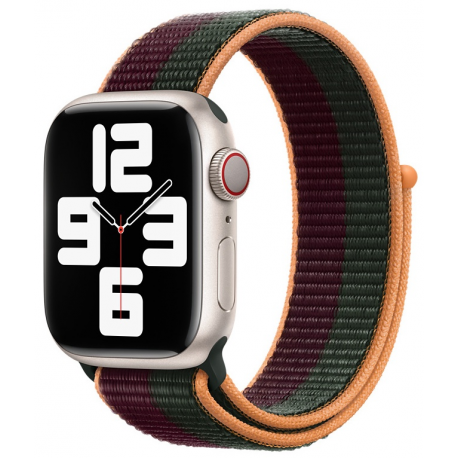 Apple - Loop for smart watch - 145-220 mm - forest green, dark cherry - for Watch (42 mm, 44 mm, 45 mm) - 2